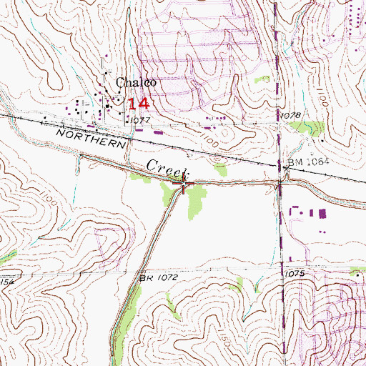 Topographic Map of North Wehrspann Creek, NE