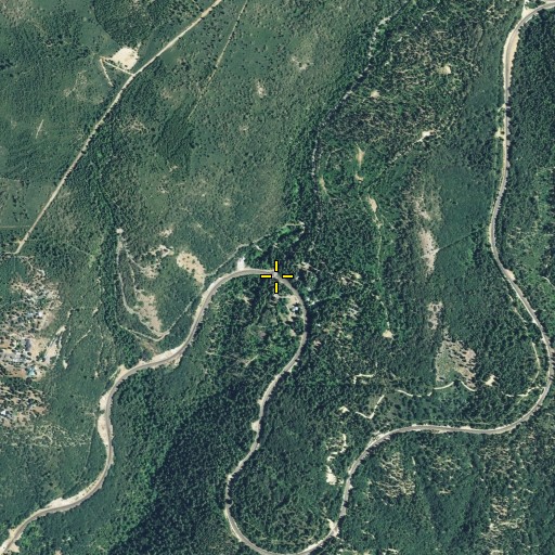 Aerial/Satellite Image of Blue Canyon, CA