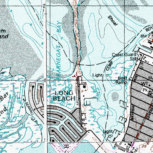Topographic Map of The Dike, NJ