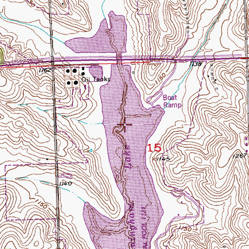 Topographic Map of Lonergan Creek, NE
