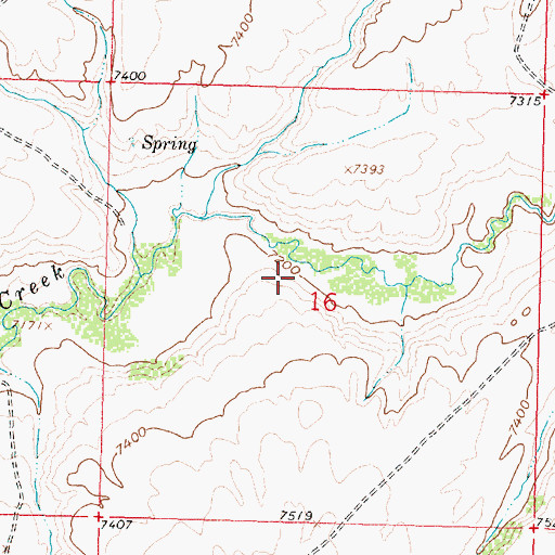 Topographic Map of High Savery Dam, WY