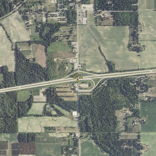 Aerial/Satellite Image of Interchange 46, MI