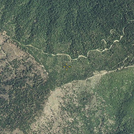Aerial/Satellite Image of Brushy Camp Ridge, CA