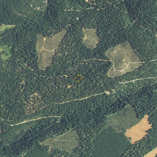 Aerial/Satellite Image of Bryant Ridge, CA