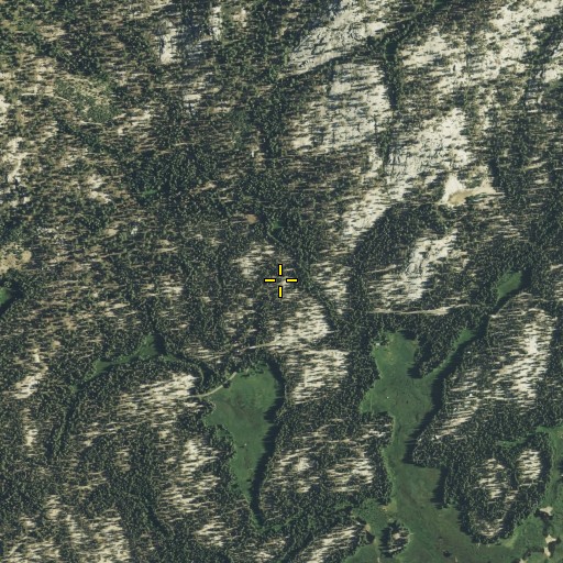 Aerial/Satellite Image of Buck Rock Campground, CA
