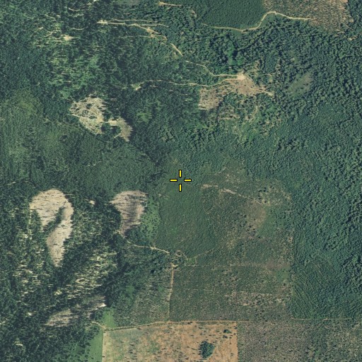 Aerial/Satellite Image of Bull Hill, CA