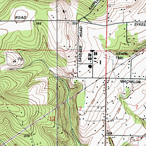 Topographic Map of Columbia River Fire and Rescue Fairgrounds Station, OR
