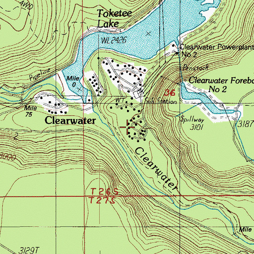 Topographic Map of United States Forest Service - Diamond Lake Ranger District, OR