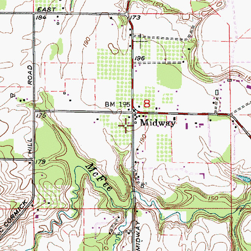 Topographic Map of Washington County Rural Fire Protection District 2 Station 19, OR