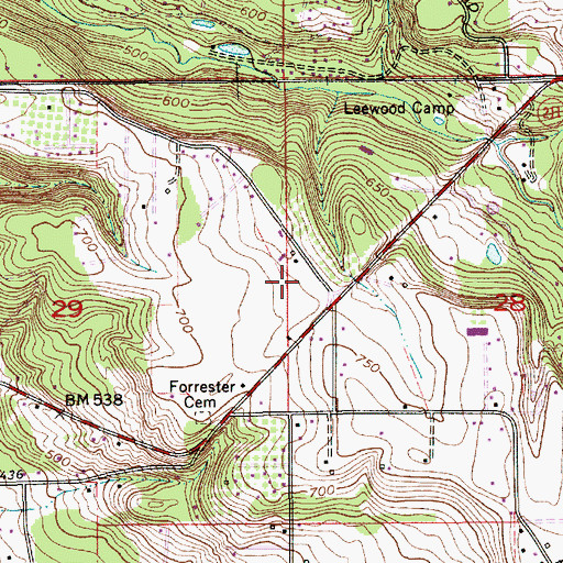 Topographic Map of Boring Fire Protection District Number 59 Station 18 Eagle Creek, OR