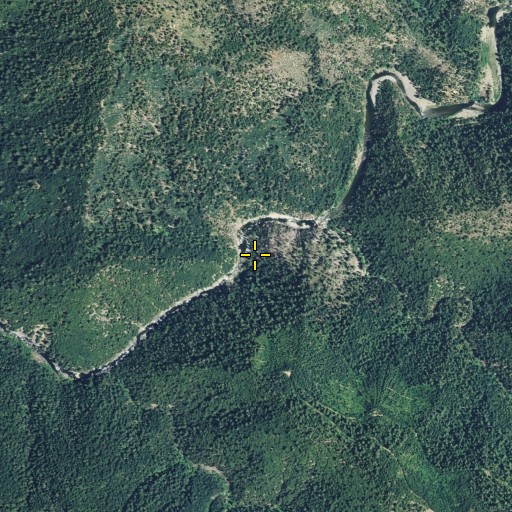 Aerial/Satellite Image of Butte Bar, CA