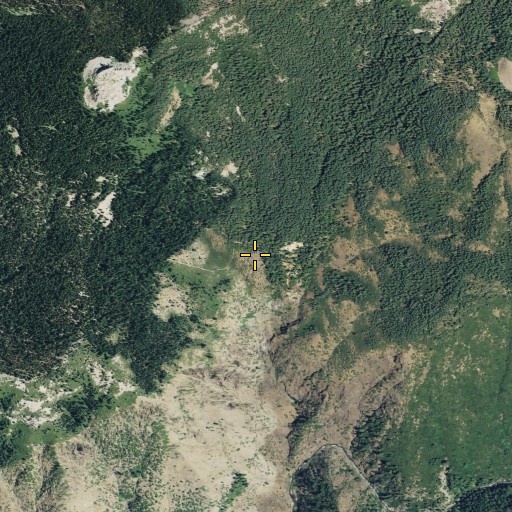 Aerial/Satellite Image of California Mine, CA