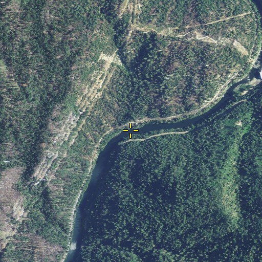 Aerial/Satellite Image of Camp Creek, CA