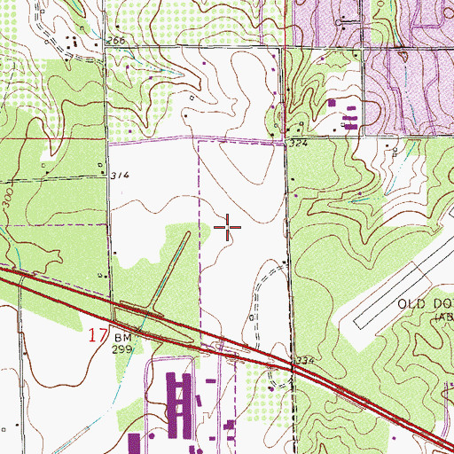 Topographic Map of Westside Terrace Nursing Home, AL