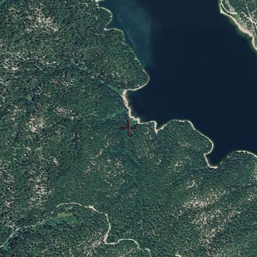 Aerial/Satellite Image of Cantebury Gulch, CA