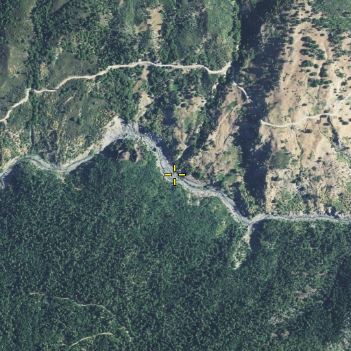 Aerial/Satellite Image of Cary Pasture Creek, CA