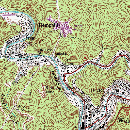 Topographic Map of Jan - Care Ambulance Service of Guardian Angel, WV