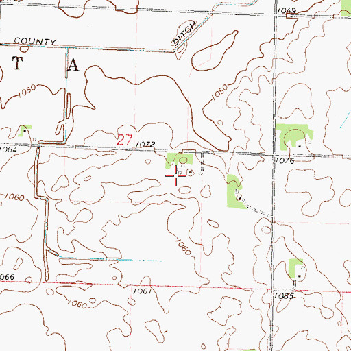 Topographic Map of Kramer Farm, MN