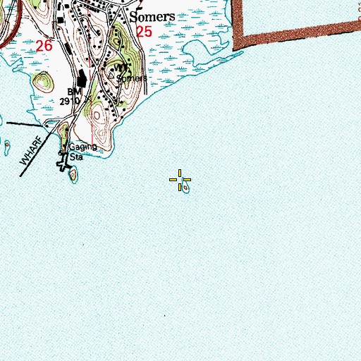 Topographic Map of Invitation Island, MT