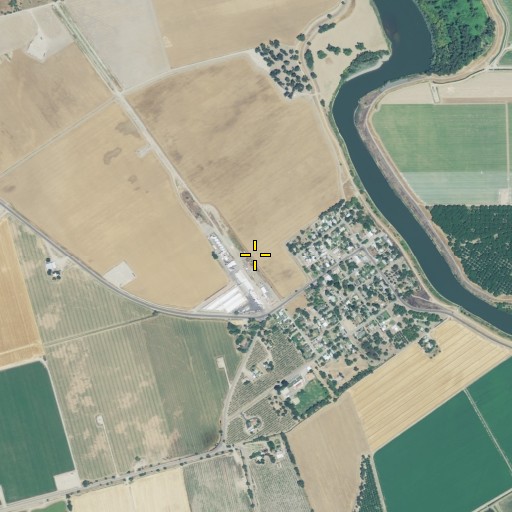 Aerial/Satellite Image of Grimes Census Designated Place, CA