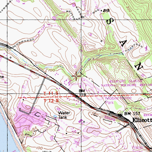 Topographic Map of La Selva Beach Census Designated Place, CA