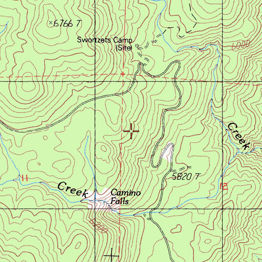 Topographic Map of Oakhurst-North Fork Division, CA