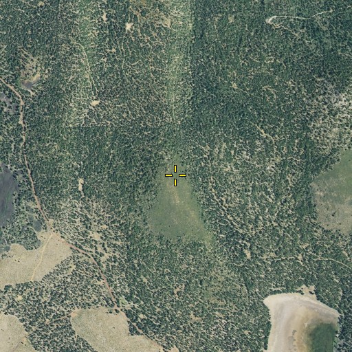 Aerial/Satellite Image of Cinder Butte, CA