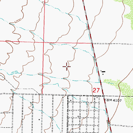 Topographic Map of City of the Sun Census Designated Place, NM