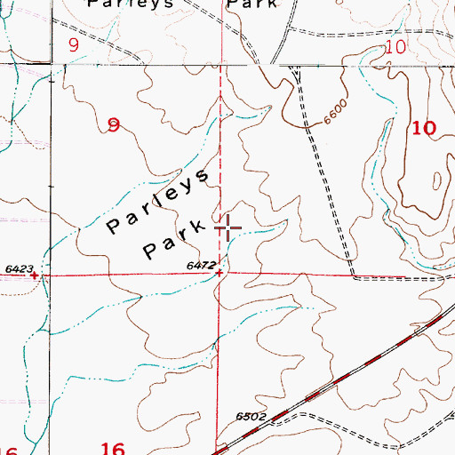 Topographic Map of Silver Summit Census Designated Place, UT