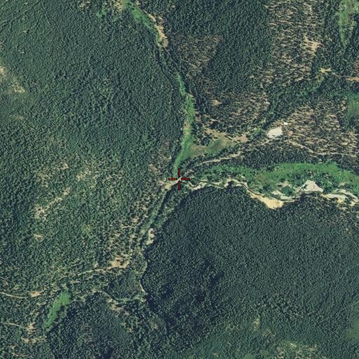Aerial/Satellite Image of Colby Creek, CA