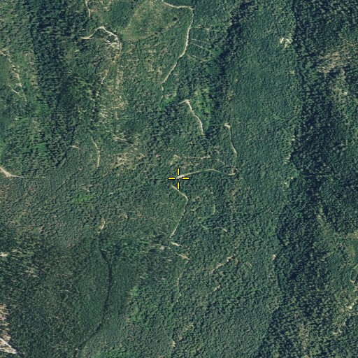 Aerial/Satellite Image of Comet Mine, CA