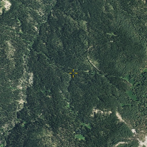 Aerial/Satellite Image of Continental Ravine, CA