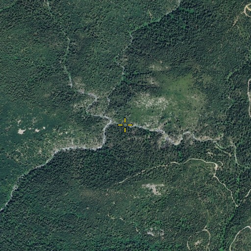 Aerial/Satellite Image of Coquette Creek, CA