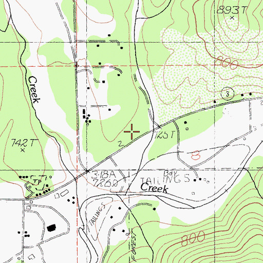Topographic Map of Duncan Gulch, CA