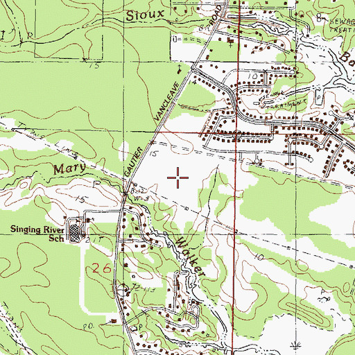 Topographic Map of Abundant Life Christian Center, MS