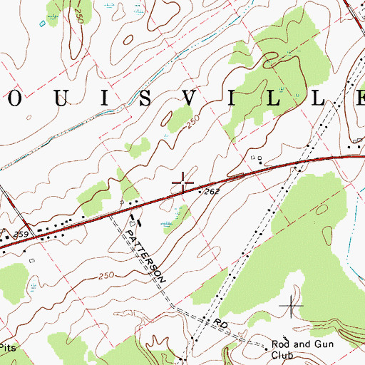 Topographic Map of Pilgrim Holiness Church, NY