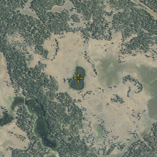 Aerial/Satellite Image of Ebey Lake, CA