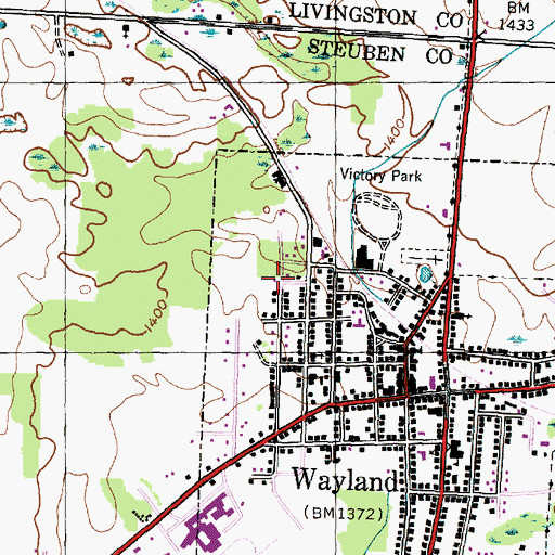 Topographic Map of Seventh Day Adventist Church, NY