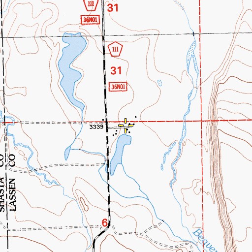 Topographic Map of Eldridge Ranch, CA
