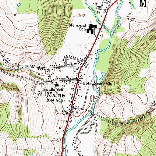 Maine Post Office, NY