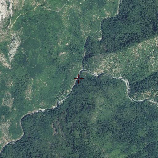 Aerial/Satellite Image of Euchre Bar, CA