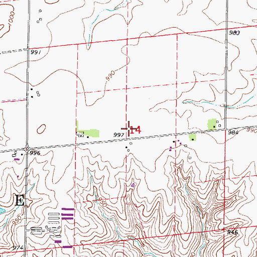 Topographic Map of West Des Moines Emergency Medical Services Station 19, IA