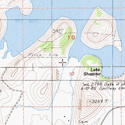 Topographic Map of Carrick Creek, CA