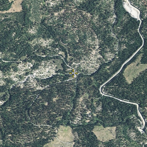 Aerial/Satellite Image of Gerle Creek, CA