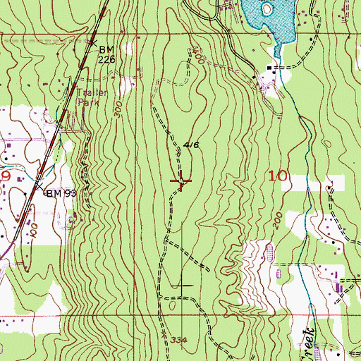 Topographic Map of Childtime Learning Center, WA