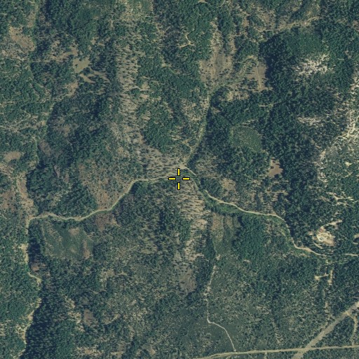 Aerial/Satellite Image of Glade Creek, CA