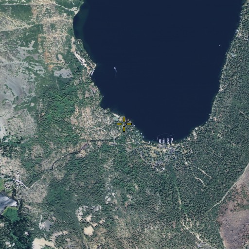 Aerial/Satellite Image of Glen Alpine Creek, CA