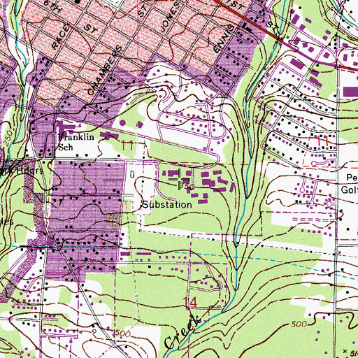 Topographic Map of Peninsula College Massage Therapy Building, WA
