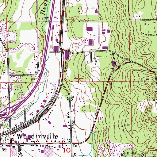 Topographic Map of Chrysalis School, WA