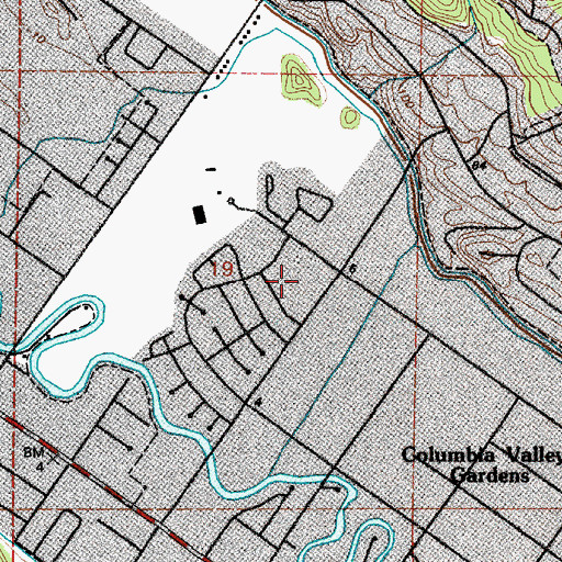 Topographic Map of Calvary Community Preschool, WA